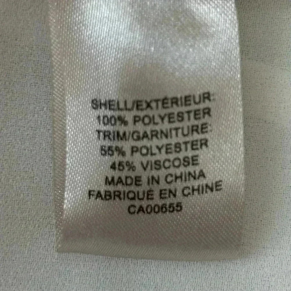 RW&CO Blouse Sheer  Sleeveless Shell White Button Front Shirt Size XS - Picture 12 of 16